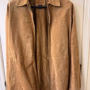 Harbor Bay Men's Brown Suede Jacket